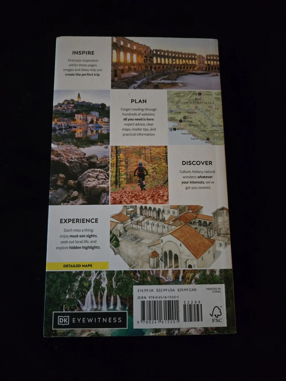 Sky Croatia Travel Table Book - Green, Blue, White